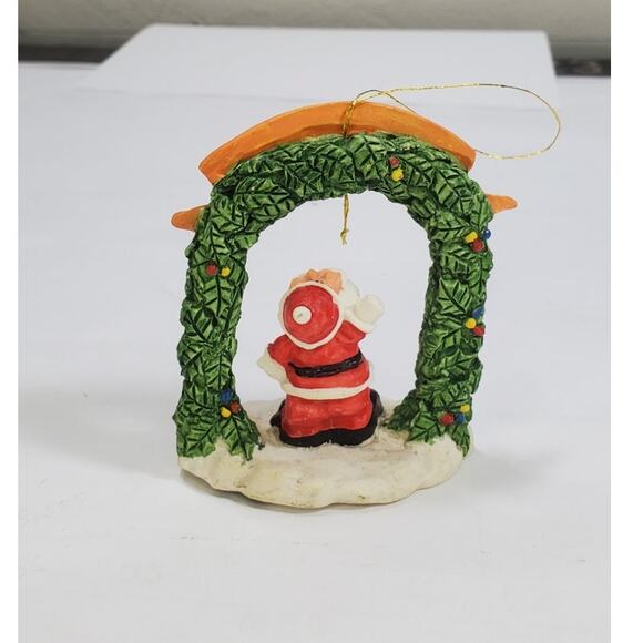 Vintage Santa's World Classic Ornament Merry Christmas Santa - Picture 3 of 4